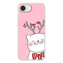 Чехол на тематику: Коты для iPhone 16е – Зимний кот