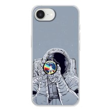 Чехол NASA для iPhone 16е (AlphaPrint) (Космонавт фото)