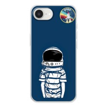 Чехол NASA для iPhone 16е (AlphaPrint) (Мальчик в шлеме)