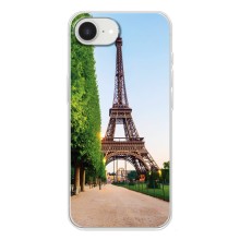 Чехол Эйфелева Башня для iPhone 16е - (AlphaPrint) (Дорога в Париж)