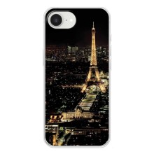 Чехол Эйфелева Башня для iPhone 16е - (AlphaPrint) (Ночной Париж)
