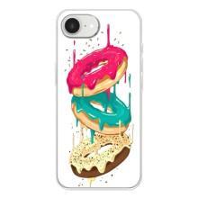 Чехол с изображением  вкусной еды для iPhone 16е – Сочные пончики