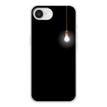 Чехол с картинками на черном фоне для iPhone 16е – Лампочка