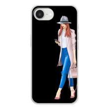 Чохол з картинкою Модні Дівчата iPhone 16е – Дівчина з телефоном