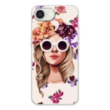 Чохол з картинкою Модні Дівчата iPhone 16е – Дівчина в окулярах