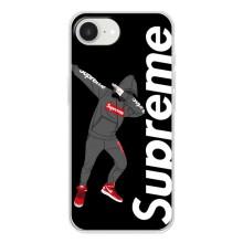 Чехол для iPhone 16е с картинкой Supreme (AlphaPrint)