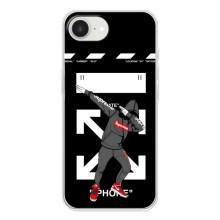 Чехол для iPhone 16е с картинкой Supreme (AlphaPrint)