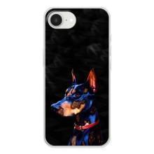 Бампер для iPhone 16е с картинкой "Песики" – Собака Мопс