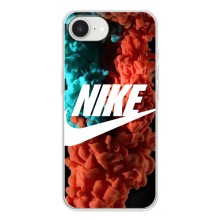 Чохол для iPhone 16е - з принтом Найк (AlphaPrint) (Димчастий найк)