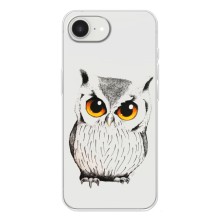Чехол с птицами на iPhone 16е (VPrint) (Милая Сова)