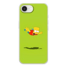 Чехол с Симпсонами для iPhone 16е (VPrint) (Барт Симпсон)