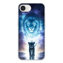 Чехол со Львом для iPhone 16е (VPrint) (Маленький лев)