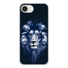 Чехол со Львом для iPhone 16е (VPrint) (Синий Лев)