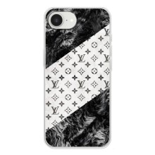 Чохол Стиль Louis Vuitton на iPhone 16е (LV на білому)