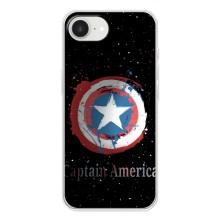 Чехол с Щитом Капитана Америки на iPhone 16е – Щит Капитана
