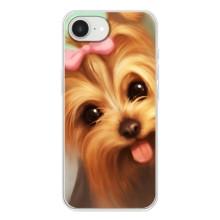 Чохол (ТПУ) Милі песики для iPhone 16е (Йоркширський тер'єр)