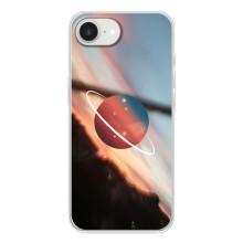 Чехол (ТПУ) с планетами на iPhone 16е – Сатурн