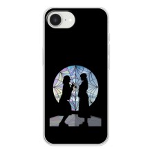 Чехлы Венсдей на iPhone 16е Уэнсдей (AlphaPrint) (комната Уэнздей)
