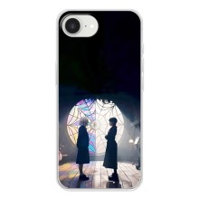 Чехлы Венсдей на iPhone 16е Уэнсдей (AlphaPrint) (Уэнздей и Инид)