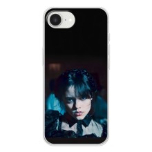 Чехлы Венсдей на iPhone 16е Уэнсдей (AlphaPrint) (взгляд Уэнздей)