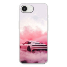 Чохол з авто Порше для iPhone 16e – Рожевий Порше