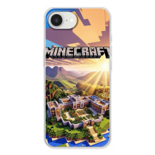 Чехол с картинками Майнкрафт для Айфон 16е – Minecraft