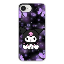 Чехол с персонажем Куроми на iPhone 16е – Куроми на черном
