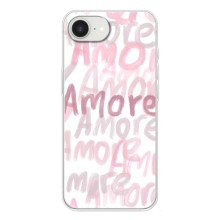 Чохол з розовим принтом для iPhone 16е (Любов)