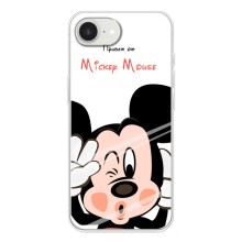 Эксклюзивный чехол для iPhone 16е (AlphaPrint - Мультяшные) (Маус Микки)