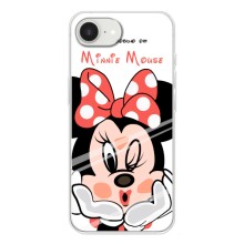Эксклюзивный чехол для iPhone 16е (AlphaPrint - Мультяшные) (Маус Минни)