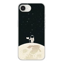 Космические Чехлы для Айфон 16е (VPrint) (На луне)