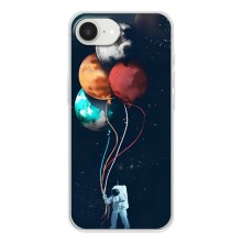 Космические Чехлы для Айфон 16е (VPrint) (Планеты шарики)