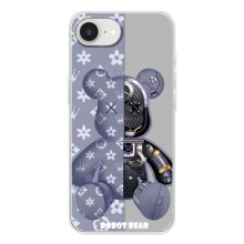 Крутые Чехлы Луи Виттон для iPhone 16е (AlphaPrint) (Робот Мишка)