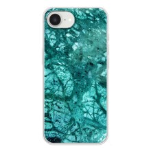 Мраморний чехол на iPhone 16е (VPrint) (Зелений мрамор)
