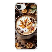 Чохол з унікальним дизайном 'Осінь з кавою' для iPhone 16e – Пряна кава