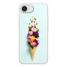 Чохли з тематикою "КВІТИ" на iPhone 16е (Квітка-морозиво)
