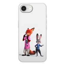 Силіконовий чохол з принтом Зоотрополіс для iPhone 16e – Джуді і Нік