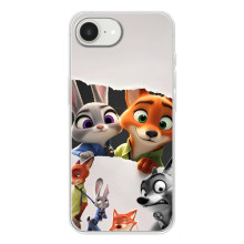 Силіконовий чохол з принтом Зоотрополіс для iPhone 16e