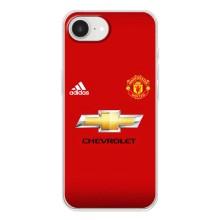 Силиконовые Чехлы принт Футбол на iPhone 16е – Man United