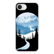 Силиконовый бампер на рождество для iPhone 16е – Рождественский Олень