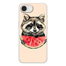Силиконовый Чехол с Енотами на iPhone 16е – Енот