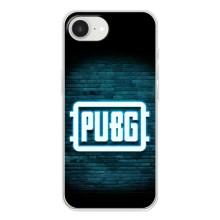 Чехол (TPU) с картинкой "Лого Пабг" на Айфон 16е – Лого PUBG