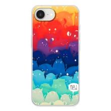 Силиконовый чехол с котиком для iPhone 16е – Mew