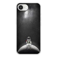 Силіконовый Чохол з принтом "Космонавти" на iPhone 16е – Космонавт романтик