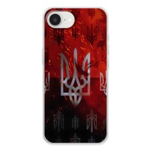 Украинские Чехлы для iPhone 16е с картинкой УПА (AlphaPrint) (ГЕРБ УПА)