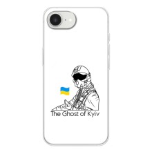 Защитные чехлы (Призрак Киева) для iPhone 16е (AlphaPrint) (Летчик Киева)