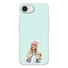 Силіконовый Чохол на iPhone 16е з картинкой Модных девушек – В шапці