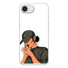 Силіконовый Чохол на iPhone 16е з картинкой Модных девушек – У зеленому