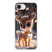 Яскравий чохол для iPhone 16e з Зимові Оленята – Оленятко