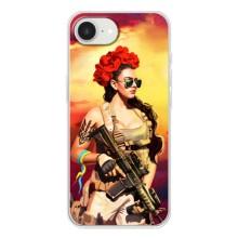ЗСУ Чохли (TPU) для iPhone 16е – Жінка солдат